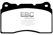 EBC Yellowstuff Front Brake Pads and Turbo Groove Disc Kit | Honda Civic Type R | FK2/FK8 2.0T K20C1 | 2015+