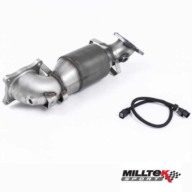 Milltek Downpipe With HJS High Flow Sports Cat | Honda Civic Type R | FK2 2.0T K20C1 | 2015-2016