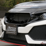 J's Racing Front Sports Grille | Honda Civic Type R | FK8 2.0T K20C1 | 2017+