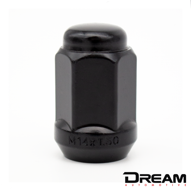 Dream Automotive Matte Black Wheel Nut Set (Including Locking Nuts) | Honda Civic Type R | FK2/FK8 2.0T K20C1 | 2015+